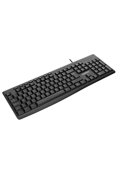 Everest Siyah/Gri USB 2 Metre Bakır Kablolu Q Multimedia Klavye (kb619)