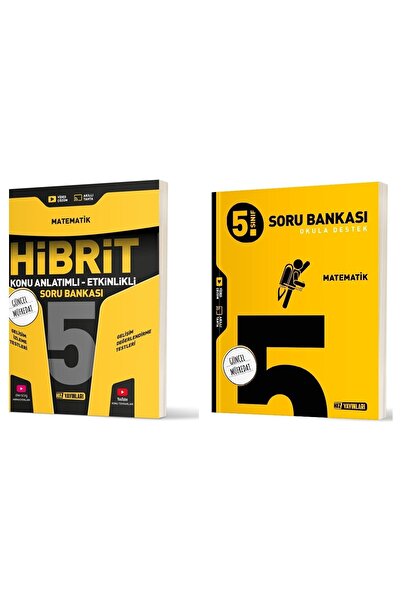Hız Yayınları 2025 5. Sınıf Matematik Soru Bankası - Hibrit - Konu Seti 2 Kitap