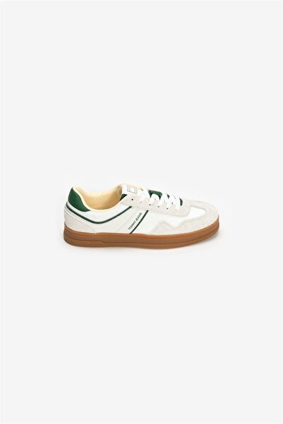 Tommy Hilfiger The Greenwich Mix Media Kadın Beyaz Sneaker