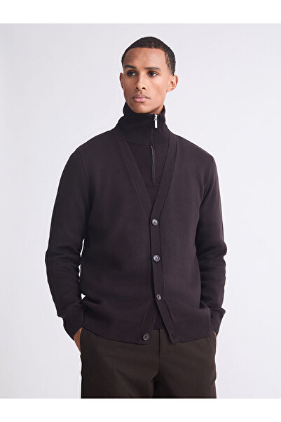 LC Waikiki Ανδρική πλεκτή ζακέτα με λαιμόκοψη σε σχήμα V Peak New Season Stan...