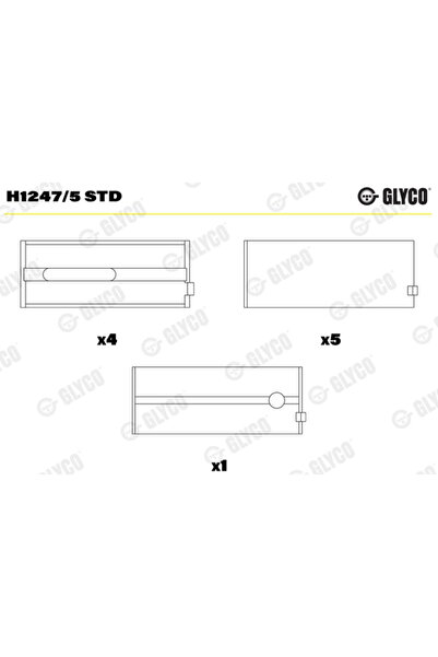 GLYCO Cuzineti Arbore Cotit Mitsubishi Canter 6/Galant 8/L 300 3 Caroserie