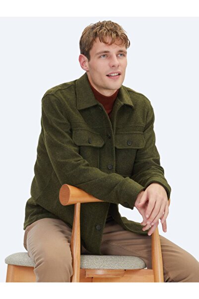 Kip Haki Regular Fit Overshırt