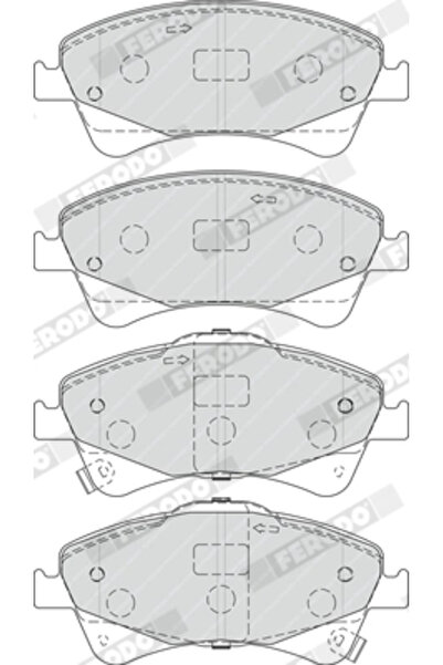 FERODO Brake Pad Set Disc Brake Toyota Auris/Avensis/Verso