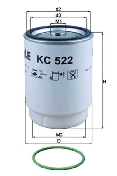 KNECHT Filtru Combustibil Man Tgs 1/Tgx 1