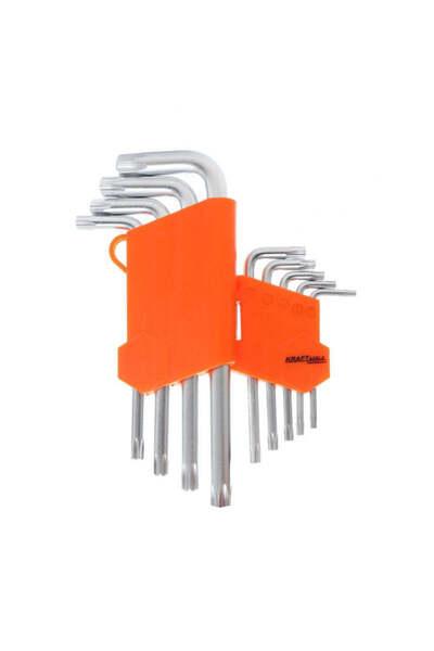 Kraft&dele Hex key set, T10-T50, 9 pieces, KD 10295