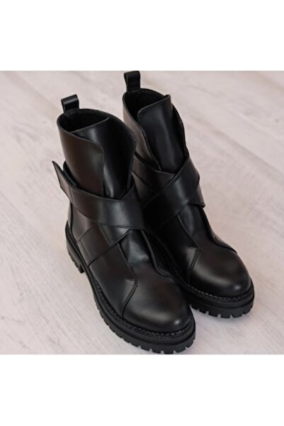 exclusives.ro Ghete dama - Bristol Black - Winter Edition inaltime medie - pi...