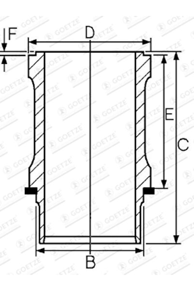 GOETZE ENGINE Camasa Cilindru Scania G 1/K - Series/P 1