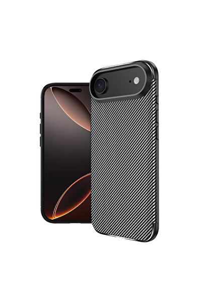 zore غطاء حماية آيفون 17 إير NXXA من السيليكون - أسود