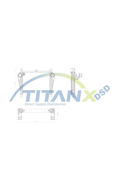 TitanX Intercooler Compresor Iveco Eurocargo 1-3