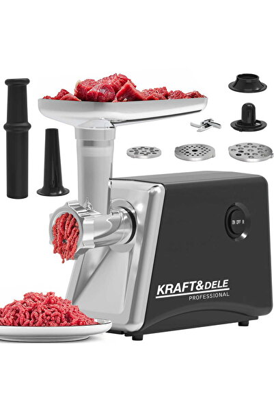 Kraft&dele Mașină de tocat carne cu accesorii, 2000 W, KD 4143