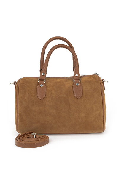 Ziya , Women's Genuine Leather Shoulder and Hand Bag 153979Z5011 Tan