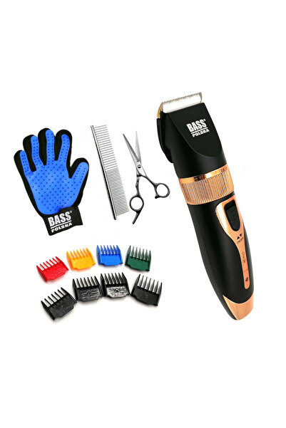 Bass Polska Set de tuns pentru câini cu baterie și accesorii, 12 piese, 8565