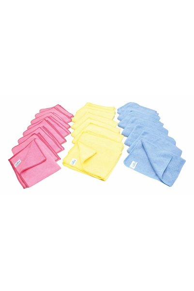 SATRA Set of 24 microfiber cloths, S-CL 24 MC
