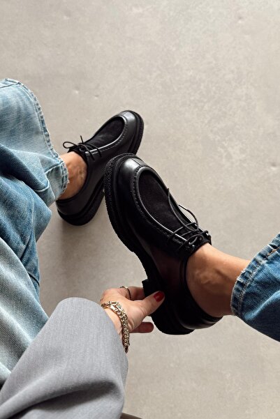 nope21shoess Обувки Muse Black от естествена кожа