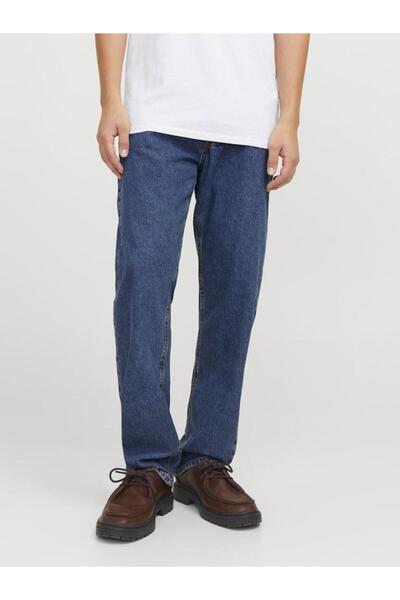 Jack & Jones Erkek Mavi Jjichris Jjoriginal Sq 741 Jean 12272665-Bluedenim