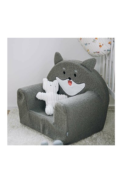 Bubaba Fotoliu din burete, Bubaba, Dog, 43 x 47 x 34 cm, 9 luni-5 ani, Grey