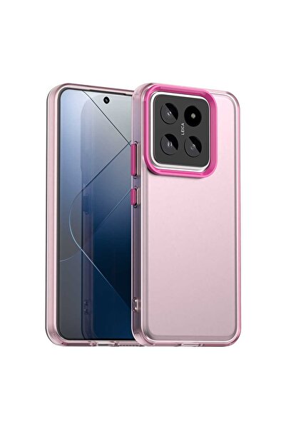 bovinox Xiaomi Mi 14 Kılıf Parmak İzi Yapmaz Buzlu Şeffaf İnce Tasarım Minima...