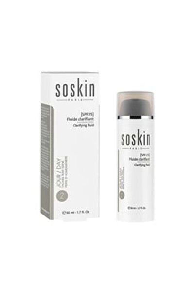 SOSKIN سائل منقي بعامل حماية من الشمس 25 50 مل