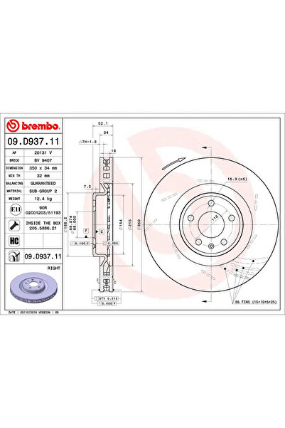 Brembo Disc Frana Porsche Macan