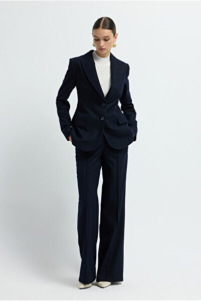 adL Bol Paça Çizgili Pantolon