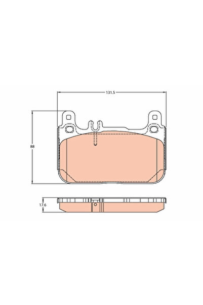 TRW Set Placute Frana Frana Disc Mercedes-Benz S-Class