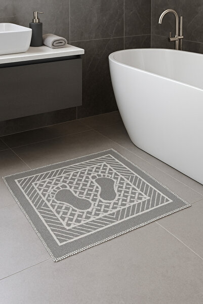 Gön Ev Tekstili طقم ممسحة حمام وحوض غسيل مكون من قطعتين - 50×70 سم |   مُمتص ...