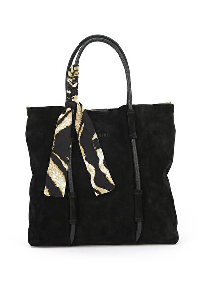 Ziya , Women's Genuine Leather Shoulder and Hand Bag 153979Z5013 Black