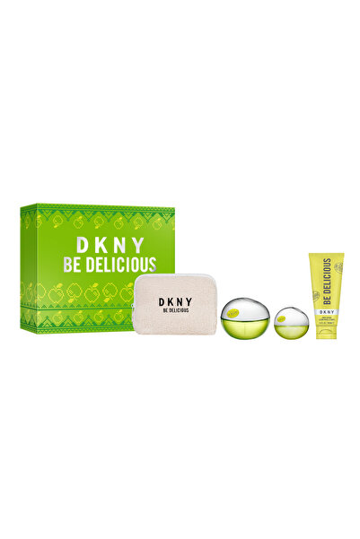 Dkny BE DELICIOUS 100ML EDP +15ML +100ML Vücut Losyonu Çantalı Set