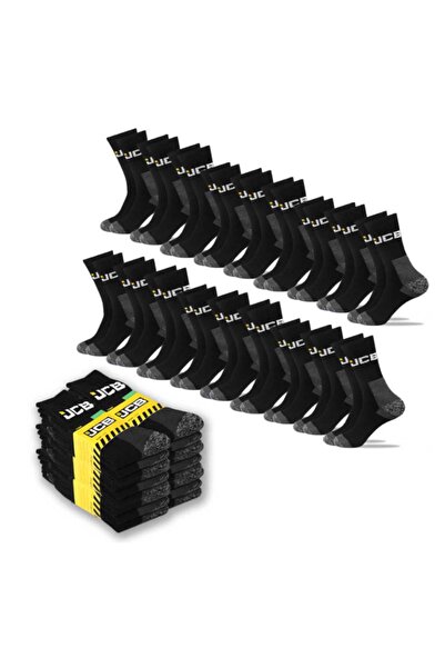 Jcb Men’s Work Socks, Cotton, Set – 9 Pairs