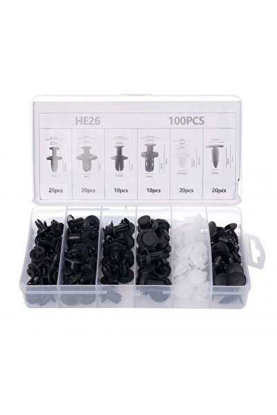 Kraft&dele Set de cleme de fixare pentru tapițerie, 100 bucăți, KD 10498