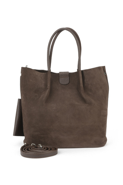 Ziya , Women's Genuine Leather Shoulder and Hand Bag 153979Z5010 Brown