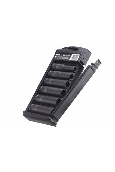 Majster Polska Impact socket set, 1/2", 10-21 mm, 6 pieces, MP 0600
