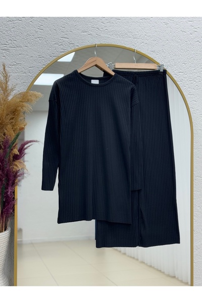 BENAHOLL Camita κοτλέ Σετ με παντελόνι-AE1700 Μαύρο