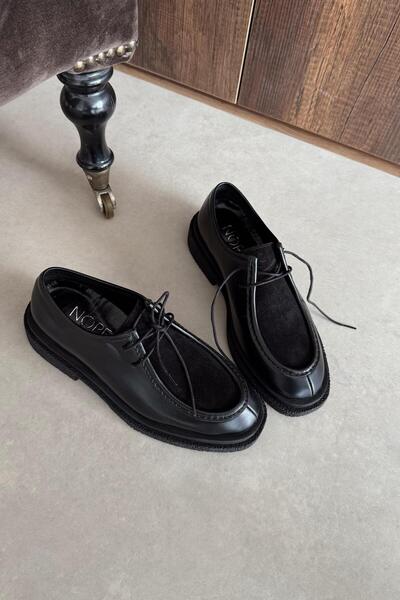 nope21shoess Обувки Muse Black от естествена кожа