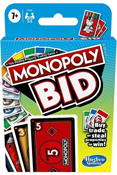 Hasbro Gaming Monopoly Bid Card Game