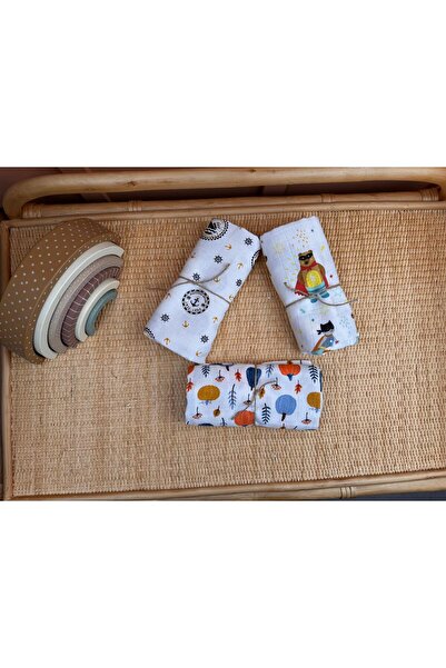 Yunikobaby غطاء موسلين مكون من 3 قطع - سوبر هيروز - اليقطين الأزرق - السفينة ...