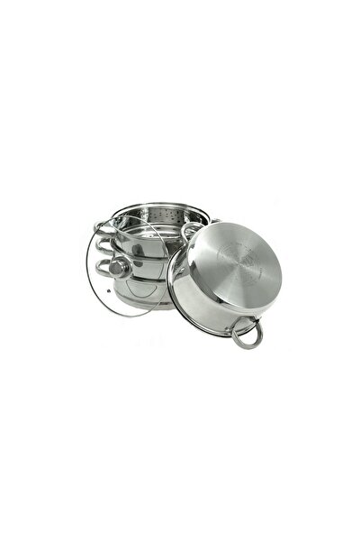 Kinghoff Set de 5 piese, oala pentru fiert cu abur, inox, 20 cm 3.1litri