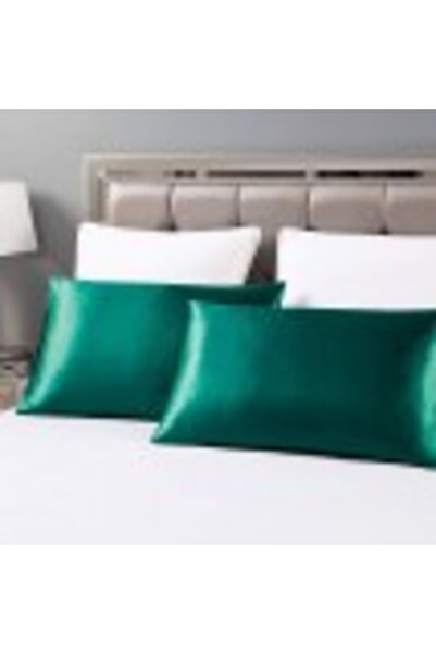 Casa de bumbac Feta de perna din satin pentru fata si par, Casa de Bumbac, set de 2, verde