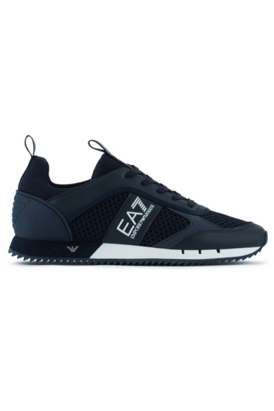 EA7 Pantofi Sport Black White DantelaS