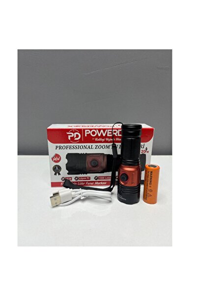 powerdex YÜKSEK ZOOM EL FENERİ 1.000 LÜMEN PD-5007