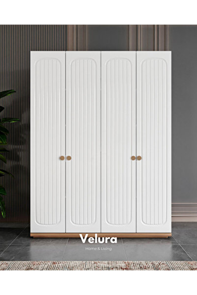 Velura Home & Living Rana 4 Kapaklı Dolap (Gardırop)