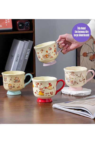 Gift Moda Fairy Tale Garden Themed Ceramic Mug