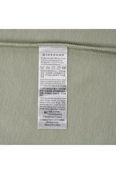 Giordano Men's 3D Lion Polo: Slim Fit, Bold Embroidery, Premium Pique