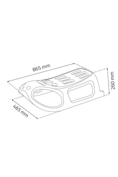 Prosperplast Little Seal pink sled, for children and adults, lightweight, robust, with steel slide rail, 86x46x25 cm