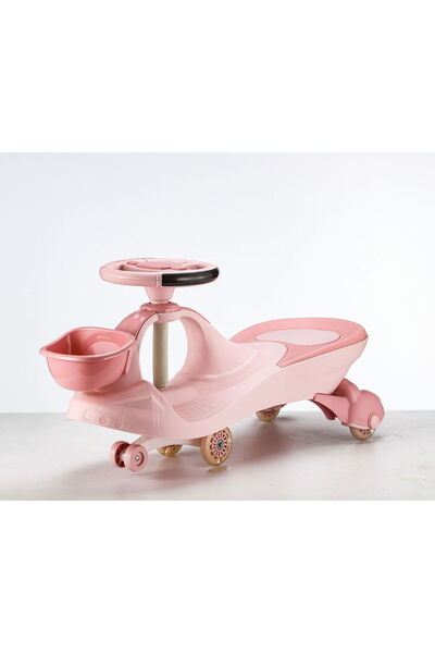 B&D سيارة أرجوحة للأطفال من بي آند دي - وردي