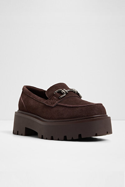 Aldo ONEAMETH - Дамски кафяви мокасини от естествена кожа