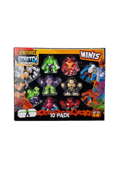 Stretcherz مجموعة ستريتش سكواد مينيز، 10 قطع - متنوعة