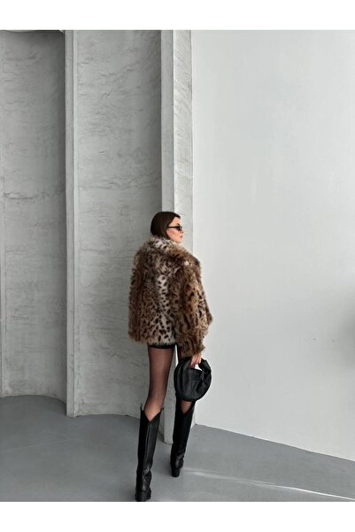 ZF BUTİK Kemerli Luxury Fur Jacket