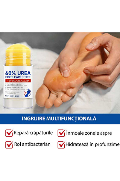 NOVA KISS Balsam pentru îngrijirea călcâielor cu 60% uree și 2% acid salicilic, 40 g