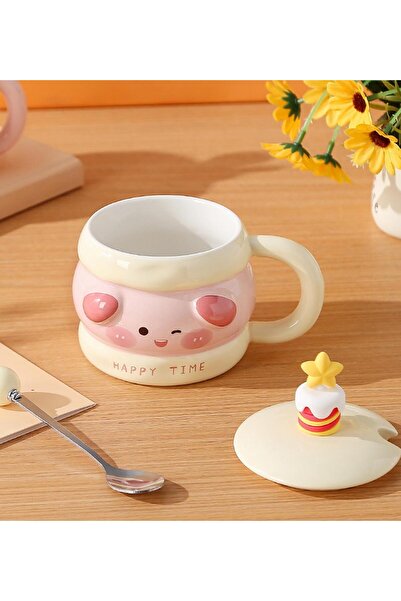 Gift Moda Yıldız Dostlar Temalı Seramik Kupa